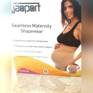 Women's pregnancy shape wear and belly support body shaper, size M (8-12 weeks)